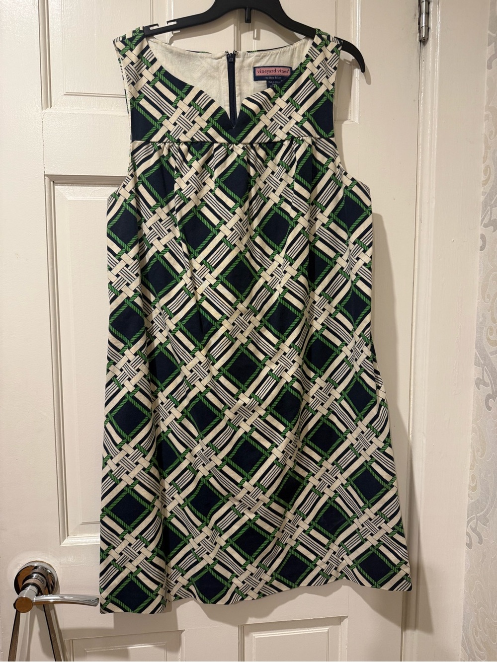 Vineyard Vines Tiller Plaid Nautical Shift Dress